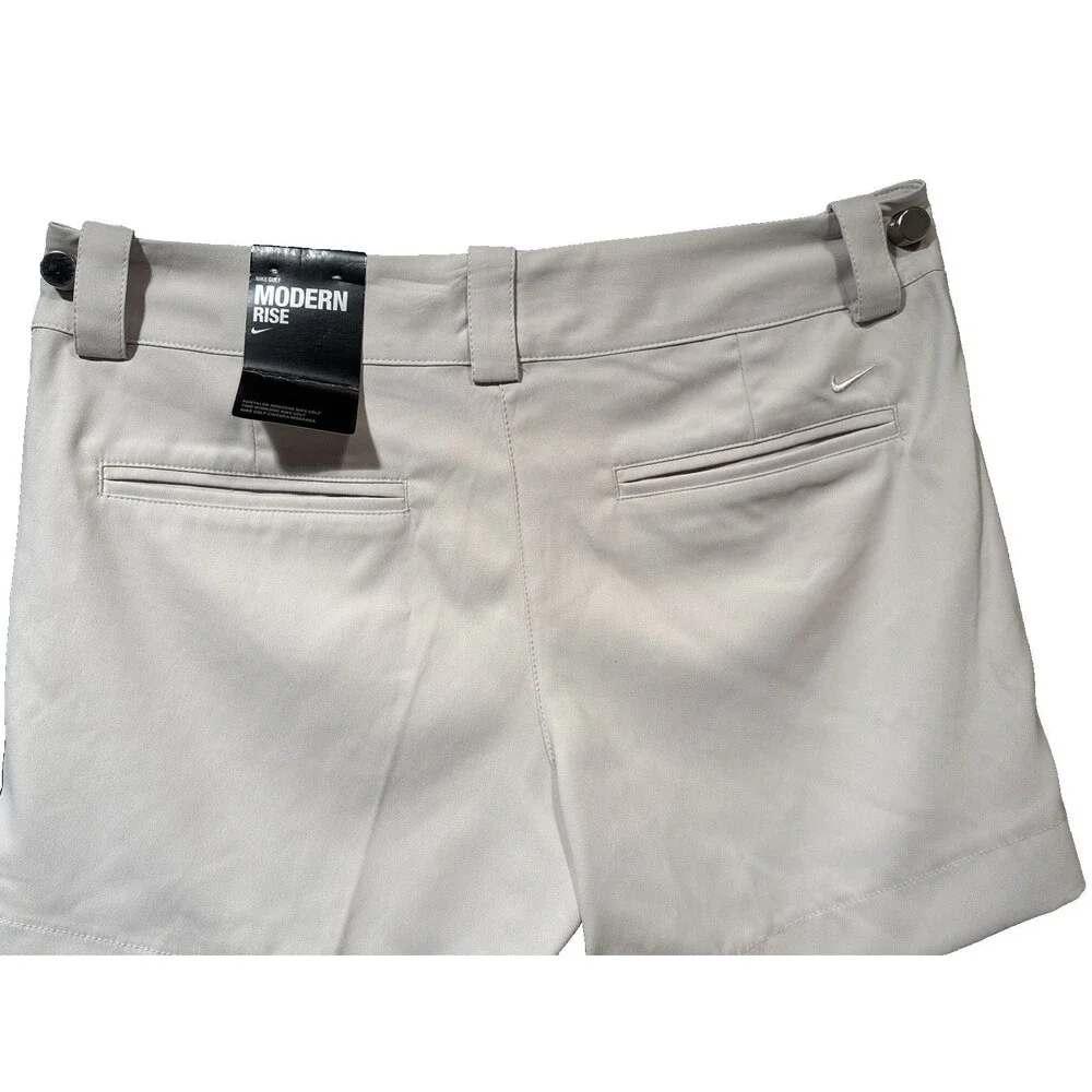 Nike Golf Tour Performance Dri-Fit “Modern Rise” Bermuda Shorts Womens Sz 4 NWT
